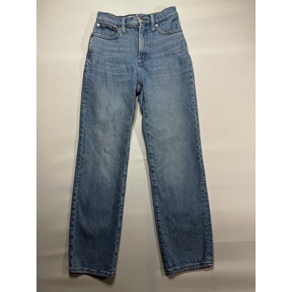 Madewell Women's The Perfect Vintage Tapered Blue Denim Jeans - Size 23 (25x27) - Picture 1 of 6